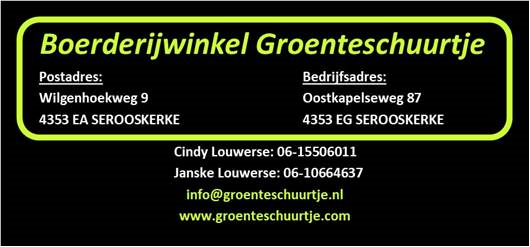 Boerderijwinkel - Groenteschuurtje